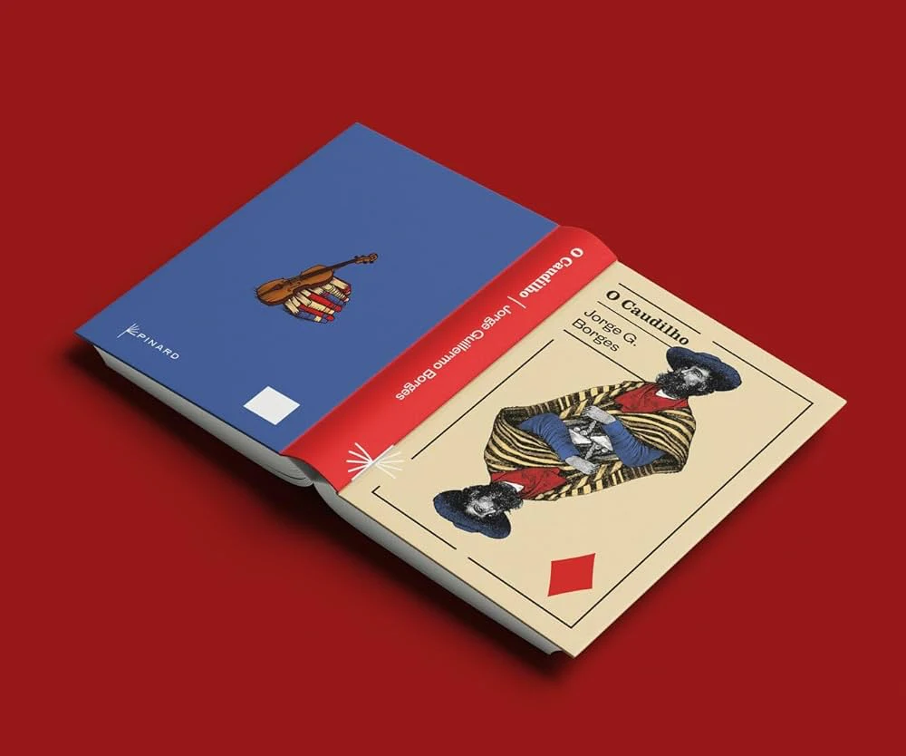 Detalhes de nossa edição de O Caudilho, por Jorge G. Borges